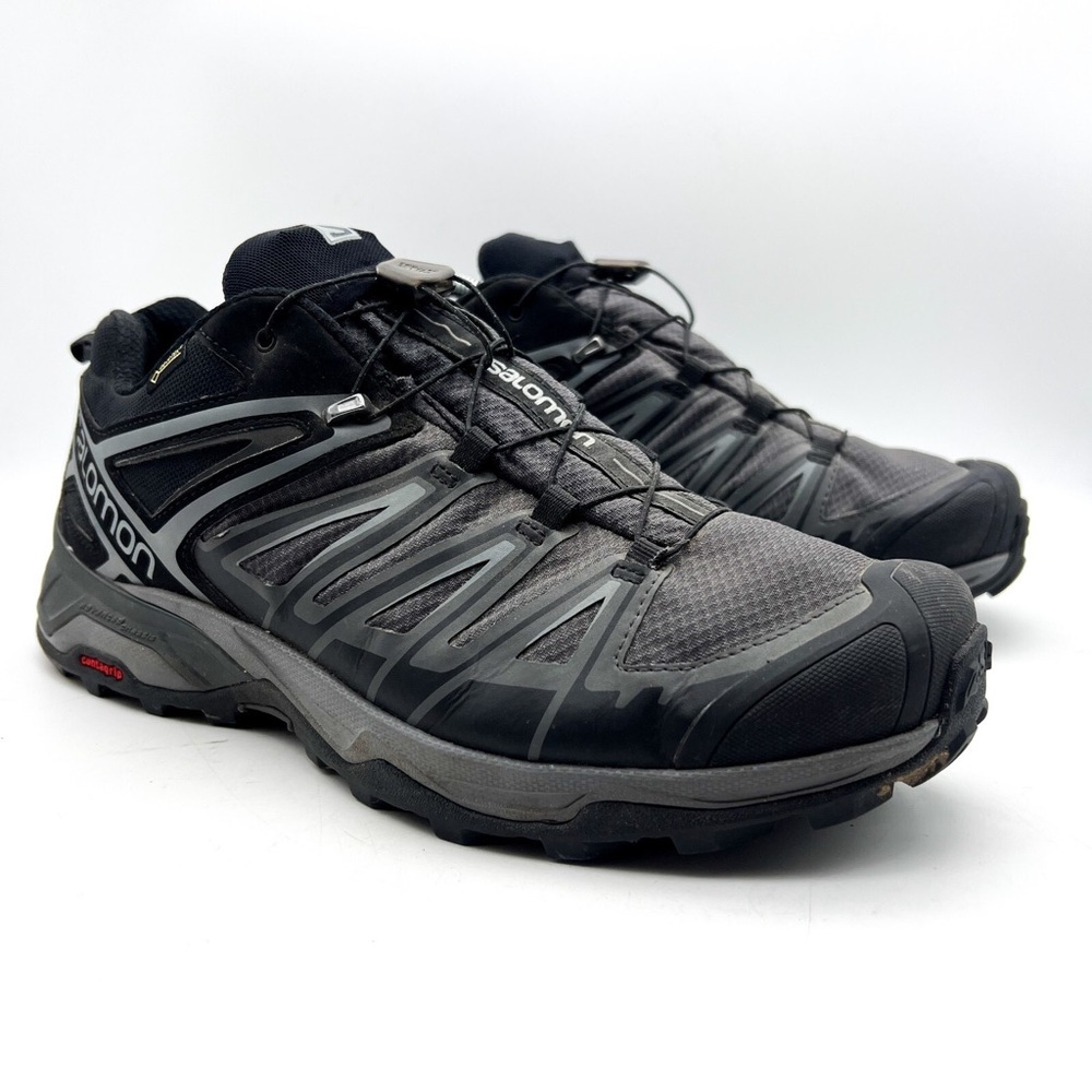 Salomon X-Ultra 3 GTX Men Size Trail Running Shoes Gray Black